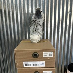 Bussola Gray and White Women's Sneakers